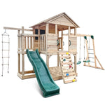 Lifespan Kids Kingston Cubby House with 2.2m Green Slide V420-LKCH-KING-GRN