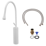 Sink Faucet Stylish Design Convenient Rotation Counter Basin Water Tap for Bathroom Home Hotel White V1294-YM0901-3112230060312