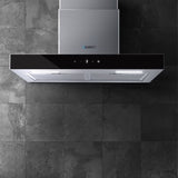 Devanti 600mm Range Hood 60cm Rangehood Glass Stainless Steel RH-D-M75-60-SR-BK