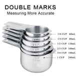 Measuring Cups and Measuring Spoons Set Ejoyous 304 Stainless Steel 13 Pieces Kitchen Measuring V1294-YM0722-JYA03160