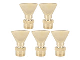 5Pcs Brass Fountain Nozzles Fan Shaped Water Fountain Nozzle Exquisite Fountain Head Sprinkler for V1294-YM0703-3111230069511