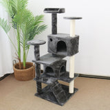 CATIO Chipboard Flannel Cat Scratching Tree - Abstract Deluxe 50x50x127cm V390-C200226