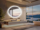 Interior Ave - 80cm Round Frameless LED Bathroom Mirror V355-IA-RWM-80