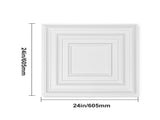 Ceiling Tiles 12-Pack 24 x 24 in PVC Easy Installation White Peg Pattern V952-THBZPVCB12J20JVLNV0