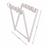 1 Pcs Foldable Trash Bag Holder, Simple Hanging Plastic Bag Holder, Kitchen Rack, No Drilling, V1370-AZ4-25458