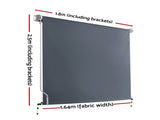 Instahut 1.8X2.5M Outdoor Blinds Awning Roll Down Canopy Retractable Outdoor Blinds Window Shade AWN-B-DOWN-PS-18-GREY
