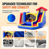 Inflatable Bounce House, Outdoor High Quality Playhouse Trampoline, Jumping Bouncer with Blower, V952-CQCBBHYC910PNGK5GV3
