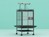 i.Pet Bird Cage Large Cages 155cm Parrot Aviary Stand-Alone Budgie Wheels Castor PET-BIRDCAGE-H155-BK