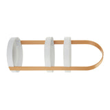 3 Layers Round Storage Rack Integral Handle 3 Layer Storage Round Stand for Bathroom Apricot V1294-YM0703-3117230079011