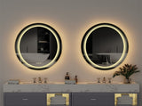 60x80cm Oval Backlit Front LED Bathroom Mirror Dimmable Shatter-Proof Vanity Mirror V767-XMR-T18-822-AU-V1