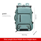 4-in-1 Convertible Travel Backpack & Briefcase - Large Capacity, 16" Laptop Compartment, USB V888-ELOSUNG37084