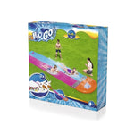 Bestway Water Slide Slip Kids 488cm Dual Slides Splash Pad BW-SLIDE-DL-52320