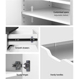 Artiss Shoe Cabinet Shoes Storage Rack High Gloss Organiser Cupboard White FURNI-L-GS-SHOE01-WHBK-AB