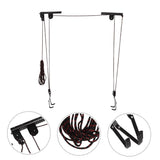 Pulley Set for Garage Ceiling Bike Storage Lift, Heavy Duty Black V1369-AZ3-W-21642