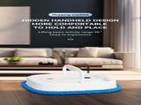 Black Smart Robotic Floor Mop with Humidifier Spray - Ultra-Slim Automatic Wet & Dry Floor Cleaner V888-ELOSUNG32904
