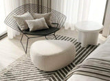 Interior Ave - Cove Pebble Ottoman - Vanilla V355-IA-OTT-CV-VNL
