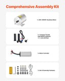 2000W Electric Brushless DC Motor Kit - 48V 4300rpm Motor with Upgraded Speed Controller and V952-ZLWSDJTJ2000EEQF3V9