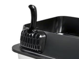 Pawz Stainless Steel Large Enclosed Cat Litter Box PT1399-BK-AU