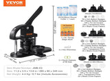Button Maker Machine, 1/1.25/2.28 inch 3-in-1 Pin Maker, Installation-Free Badge Punch V952-SL253258MM300D5JWV0