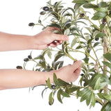 VEVOR Artificial Olive Tree, 152.4 cm Tall Faux Plant, Secure PE Material & Anti-Tip Tilt Protection V952-RZS5FTGLS000D4T3BV0
