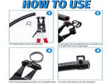 130Pcs 6-25mm Spring Band Clamps with Swivel Clamp Plier Assortment Kit,Constant Tension V1370-AZ4-07570