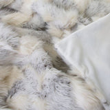 J Elliot Home Arctic Luxury Faux Fur Throw 130 x 160cm V442-IDC-THROW-ARCTIC-CREAM-RE