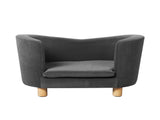 PaWz Luxury Elevated Sofa Anti-slip Grey PT1092-S-GY