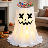 120cm Light-Up Ghost Candy Bowl Halloween Party Must-Have, Large Capacity Trick-or-Treat Station, V1232-YLTGZ-005