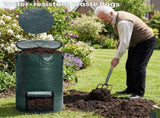 4 Pack 34 Gallons Reusable Yard Waste Bags, Leaf Lawn Collector Containers with Lid and Handles, V1259-DP01-A-923