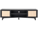 Rattan TV Stand for 75in TV, Boho TV Stand with Rattan Door, Entertainment Center with Build-in V952-TBDSJ66INCHEQ0NLRV3