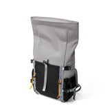 Nylon Waterproof Roll-Top Backpack, 22L-28L Expandable, Air-Cushion Strap System, Polyester Lining V1232-XXDS-SJB-002
