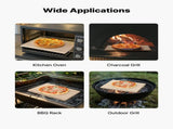 Pizza Stone, 508 x 355 mm Rectangular Cordierite Pizza Stone, Extra Large Baking-Stone with PP V952-PSSJQSJX2014UO3YE001V0