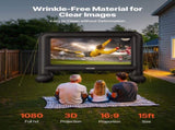 15 ft Inflatable Movie Screen 169 600D Movie Projector with Portable Bag V952-XCQSTYPMZJS1ZSUV8001V3