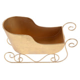 Golden Sleigh Model 1Pack for Home Users Farmhouse Christmas Decor 12.3x17.5x32in V1366-AZ2-W-19285