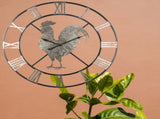 Country Rooster Wall Clock 60cm V637-56012CLK