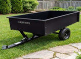 Kartrite 816kg Heavy-Duty Steel Dump Cart with Quick-Release Dumping Handle TLY-SPR-180-BK