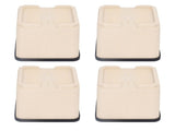 4Pcs Bed Risers Plastic Anti Vibration Pads Furniture Risers for Washing Machine Cabinet Sofa V1294-YM0715-3117220135811