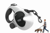 5m Auto Retractable Dog Leash with LED Light Pet Walking Lead for Small Medium Large Dogs - M V1263-JX-6250-1