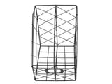 Desk Magazine Holder Simple Geometry Metal Space Saving Desk Magazine File Organizer for Document V1294-YM0901-3117240324612