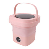 6.5L Washing Machine Folding Portable Automatic Deep Cleaning Wash and Spin Dry Washer with Water V1294-YM0703-3113230146819