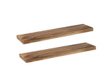 Levede 2 Pcs Floating Shelves Wall Mounted Medium BO1024-M_NZ
