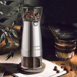 Electric Coffee Grinder - Portable Automatic Bean Grinder for Coffee & Spices V1263-JX-4453