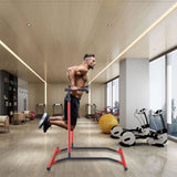 VEVOR Power Tower Dip Station, 2-Level Height Adjustable Pull Up Bar Stand, Multi-Function Strength V952-DGYTXSJBKDJGTIN4LV0