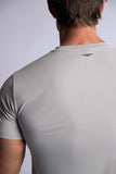 HARD HITTERS SLIM FIT COTTON TEE SILVER BLUE LARGE V697-SLIM-FIT-COTTON-TEE-SILVER-BLUE-LARGE