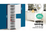 Artiss Bathroom Cabinet Storage 185cm White FURNI-E-BATH-185-WH