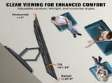 VEVOR Full Motion TV Fits for Most 37-75 inch TVs, Swivel Tilt Horizontal Adjustment TV Wall V952-BGD60040014618Q9DV0