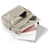 Grey Fashionable Large-Capacity Women's Backpack - Waterproof, Durable, High-Quality PU Leather V1265-263-GREY2