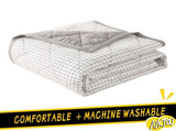 AYktou Reversible Patchworks Queen Size, 78.74x59.05in Lightweight Plaid Bedspreads Coverlets V1189-WXFWAL-20260326-03132