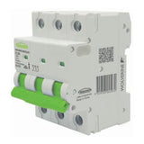 GSME Trader Miniature Circuit Breaker C Curve 400-415V 25A 6kA 3Pole 3Module 54mm DIN Rail Mount V1202-V1-GSMWOMCB6325