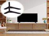 1Set Stable TV Riser Stand Black Tabletop Mount for Tvs with Installation Holes V1369-AZ3-W-16234
